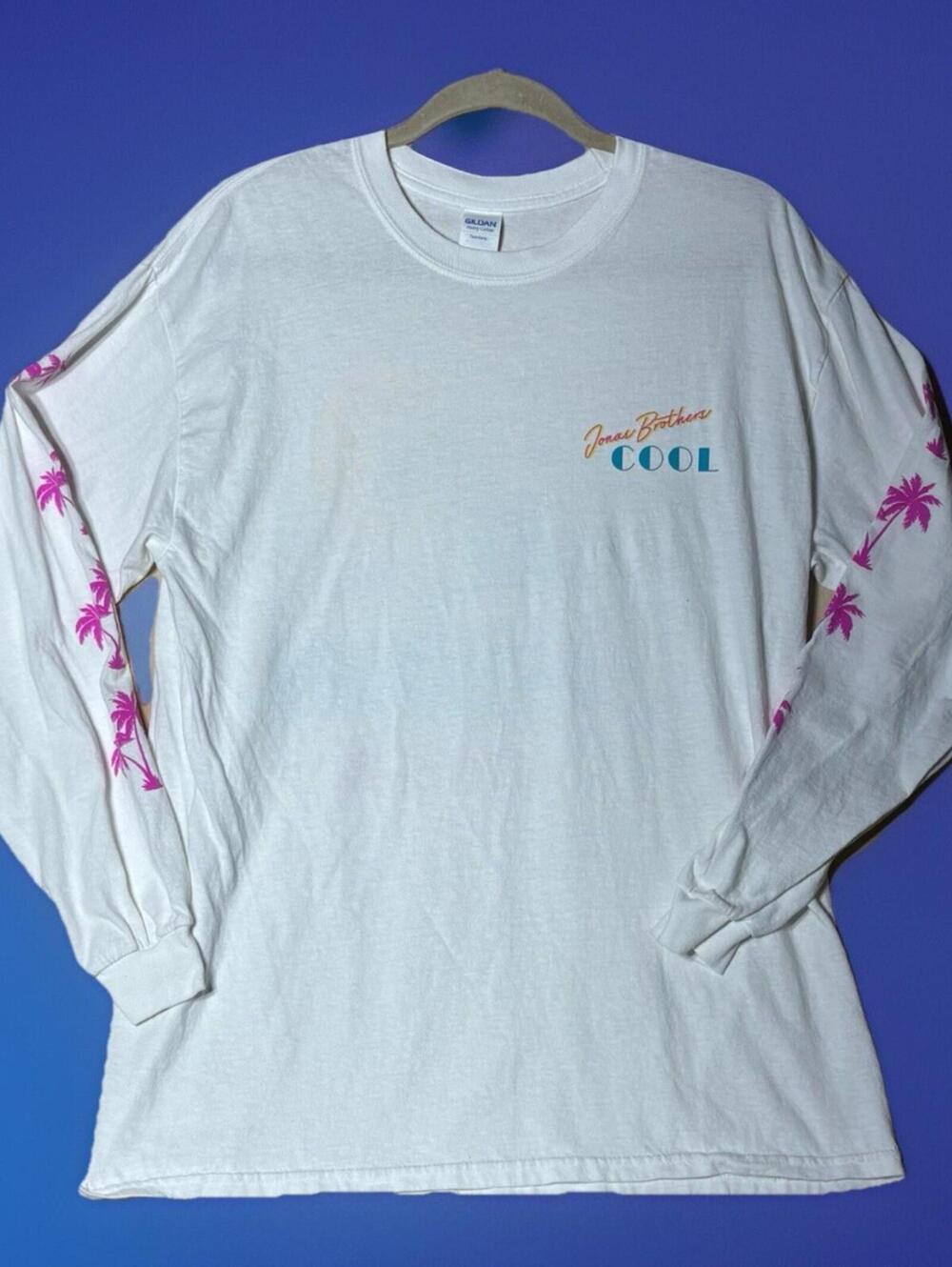 Jonas Brothers Cool Band Tour Promo T Shirt Adult Large White - Picture 2 of 7
